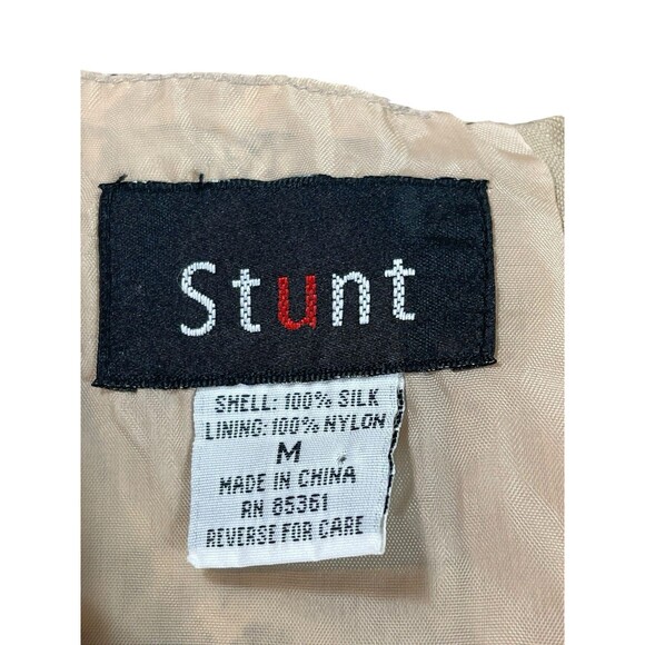 VTG Stunt 100% Silk Dress Women’s M Snakeskin Animal Print Sleeveless Dress - Picture 5 of 12